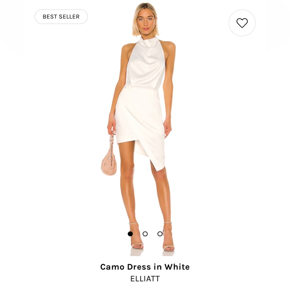 White Elliatt Camo Dress